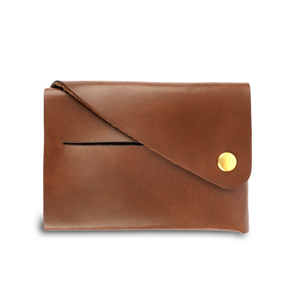 Luxe branded vegan leather wallet
