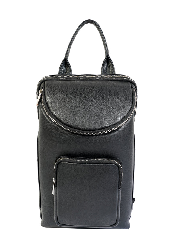 leather Crossbody backpack