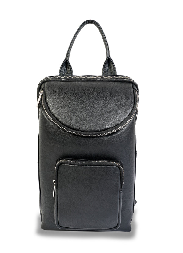 leather Crossbody backpack