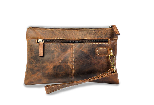 ARTRUED Leather Men’s Clutch – Stylish, Secure & Built for Everyday Travel