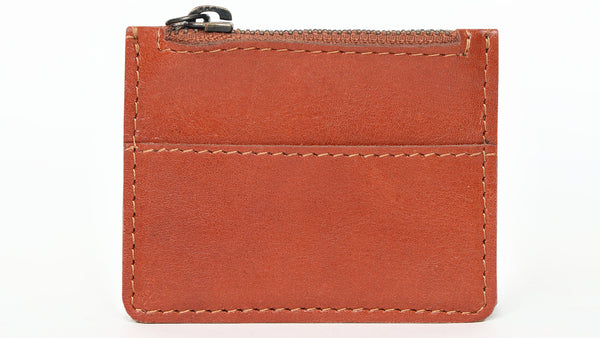 Leather coin pouch